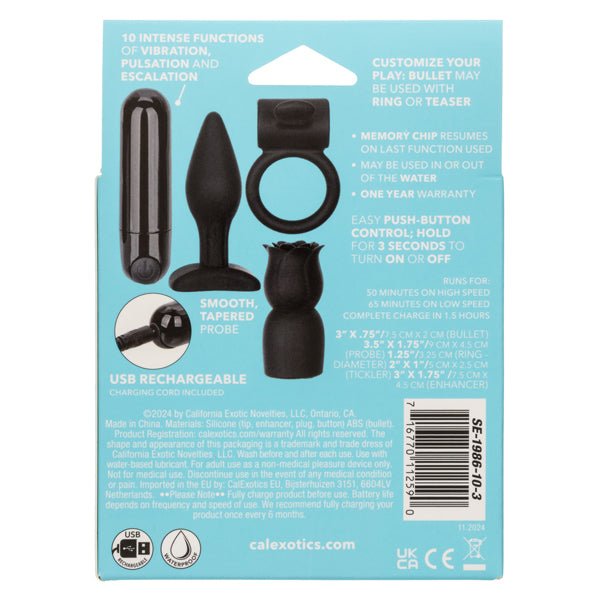 Pleasure Kits Allure Collection - Black - TruLuv Novelties