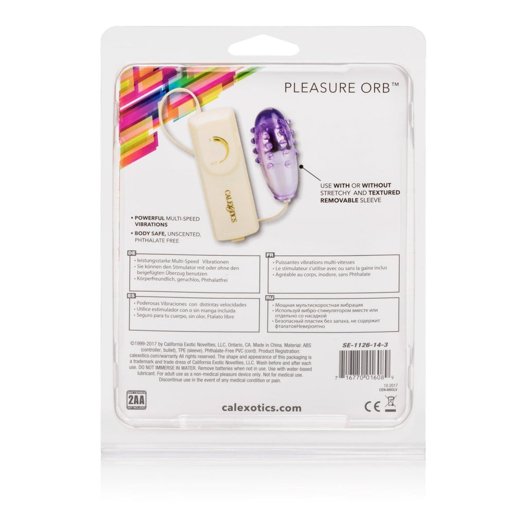 Pleasure Orb Vibrating Egg - Purple - TruLuv Novelties
