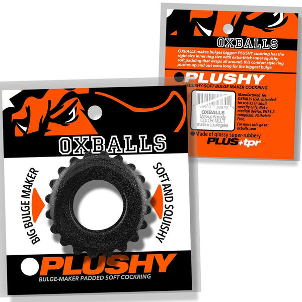 Plushy Single Ring - Black Mica - TruLuv Novelties