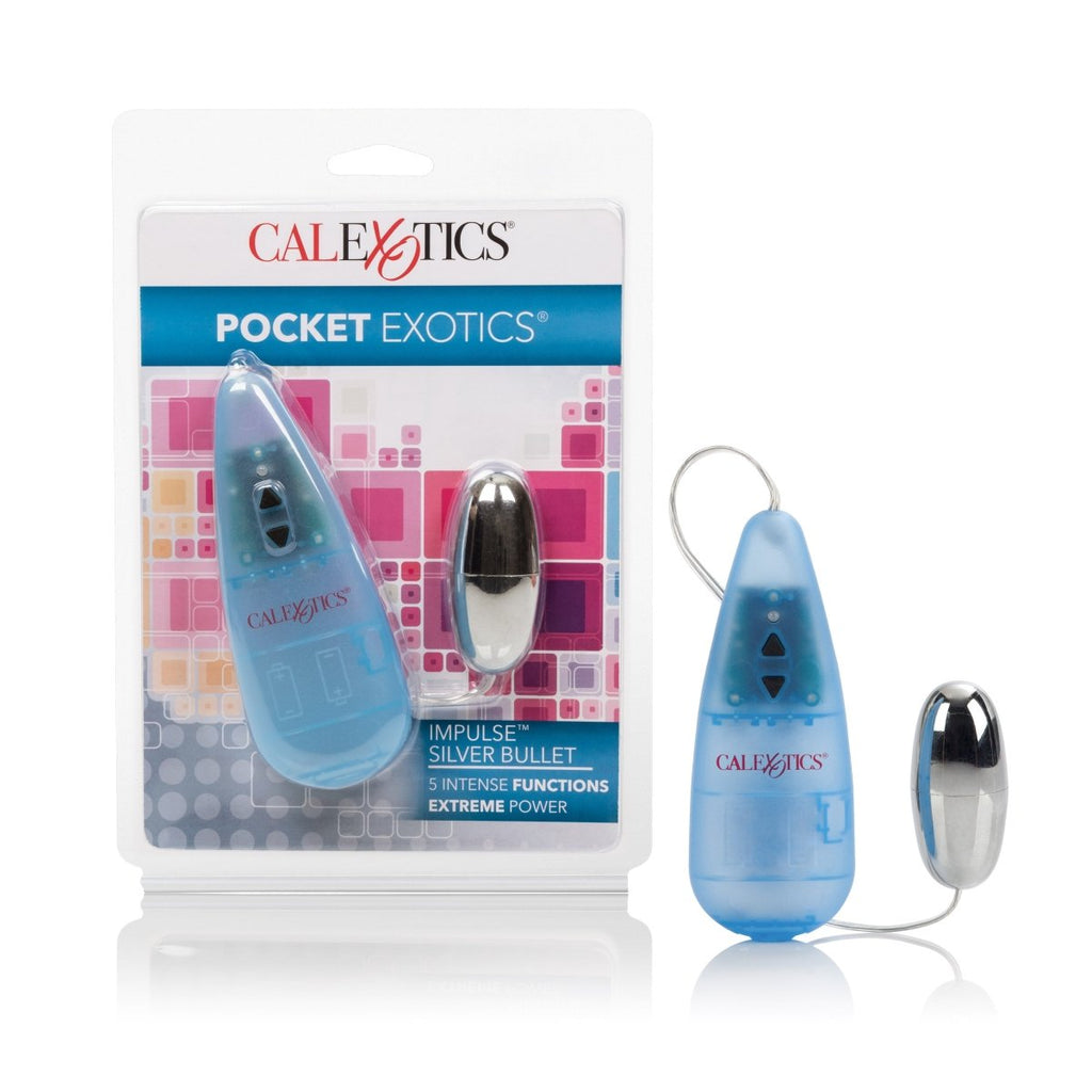 Pocket Exotics Impulse Silver Bullet - TruLuv Novelties