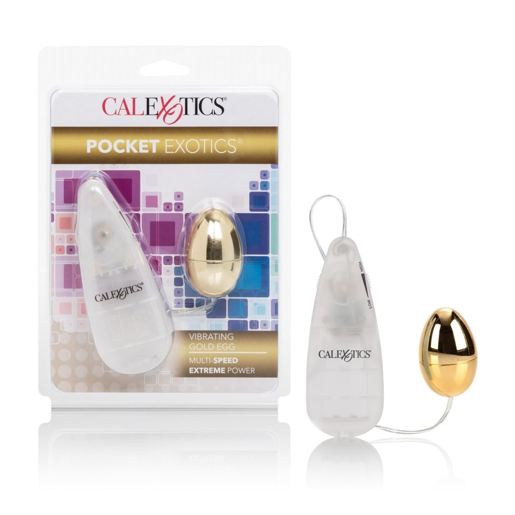 Pocket Exotics Vibrating Egg - Gold - TruLuv Novelties