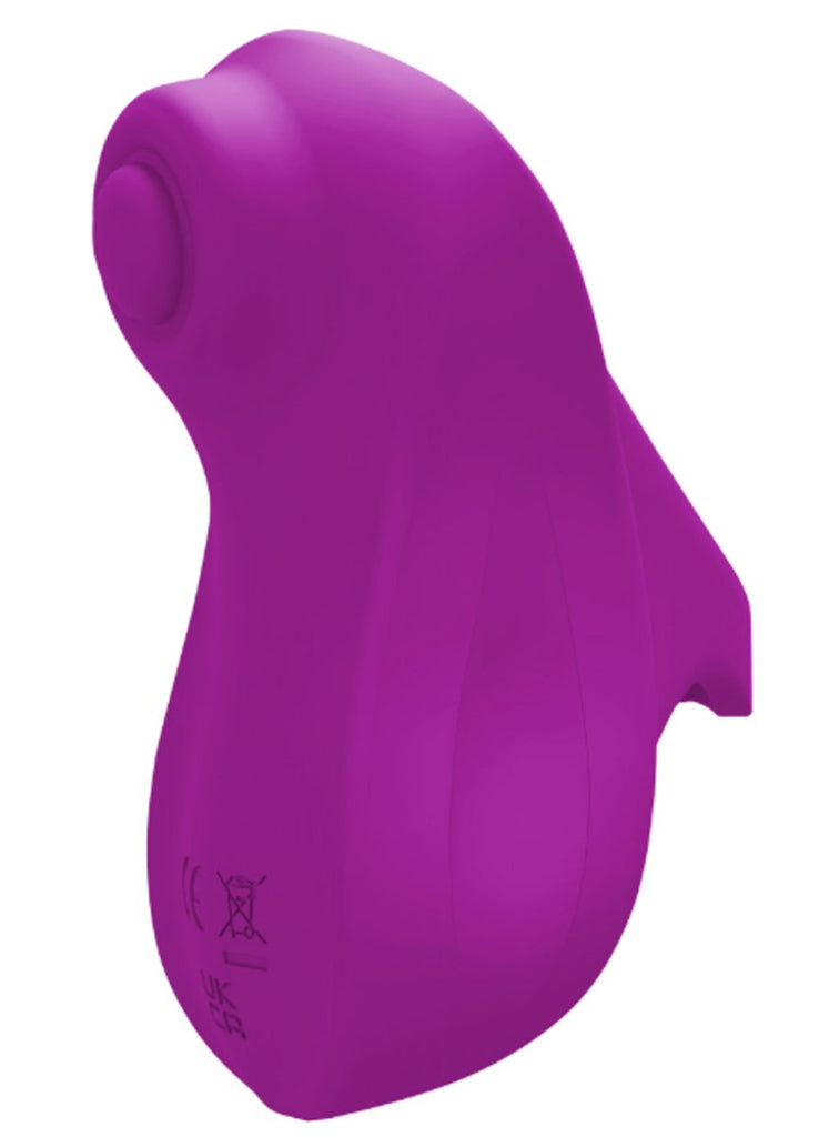 (Presale Only) - Carlee - Berry - Powerful Tapping Finger Vibe With Comfort Grip Ring - TruLuv Novelties