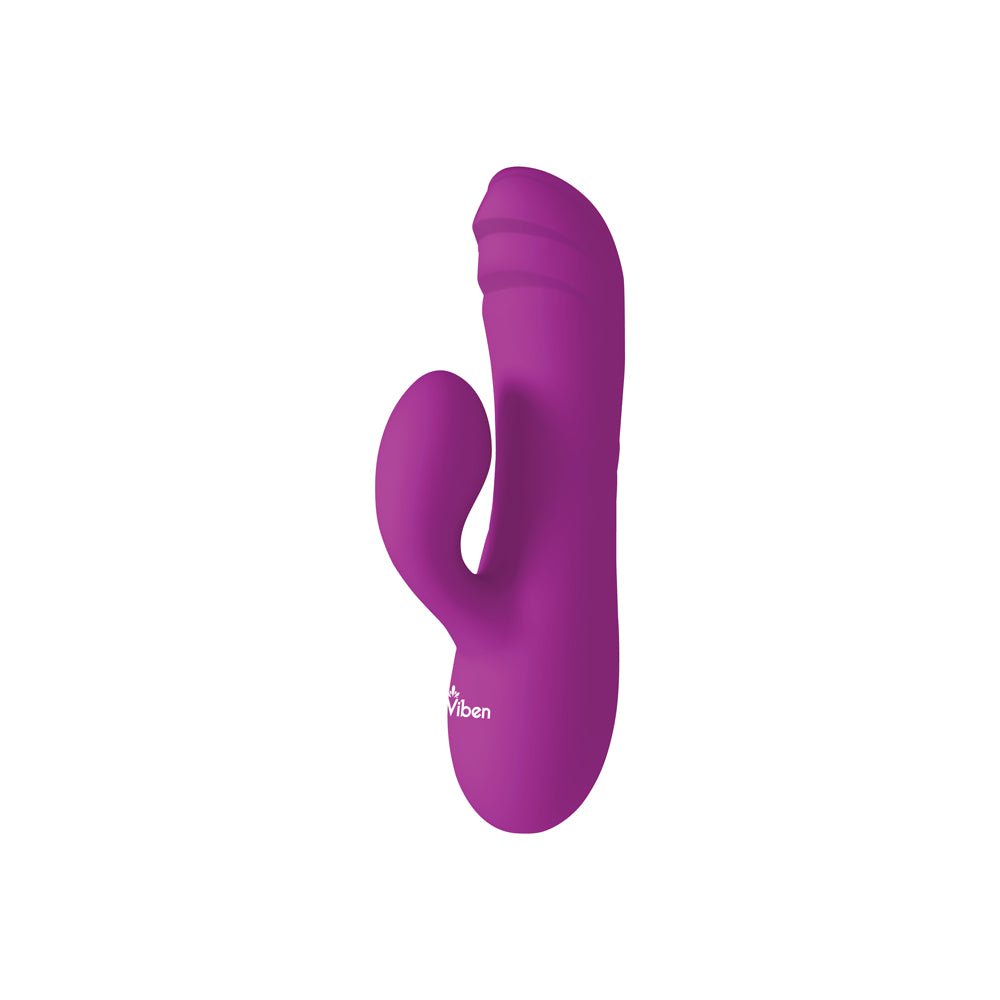 (Presale Only) - Jolie - Berry - Intense Mini Rabbit Vibe With Pleasure Ridges - TruLuv Novelties