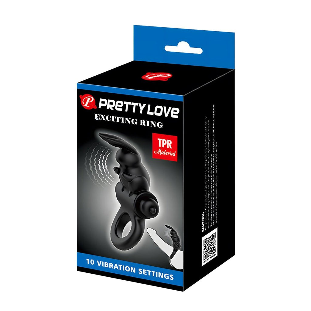 Pretty Love Exciting Ring - Black - TruLuv Novelties