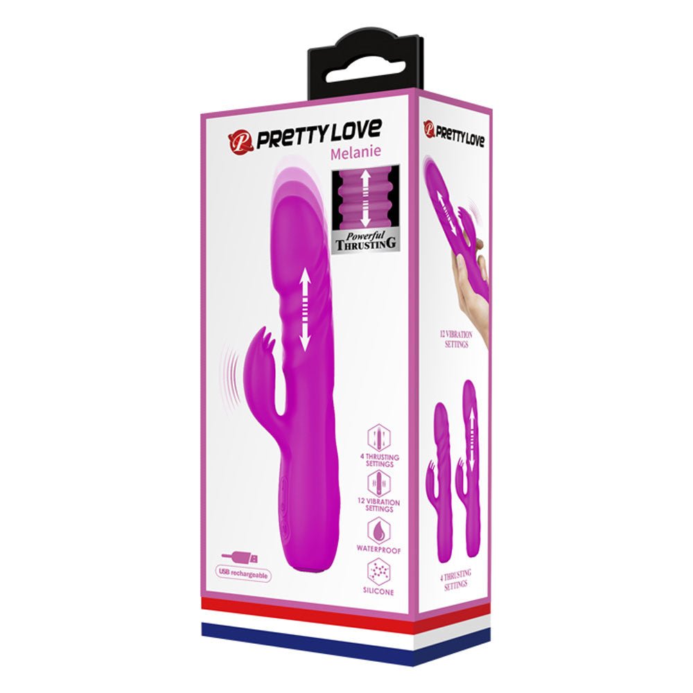 Pretty Love Melanie Powerful Thrusting - Purple - TruLuv Novelties