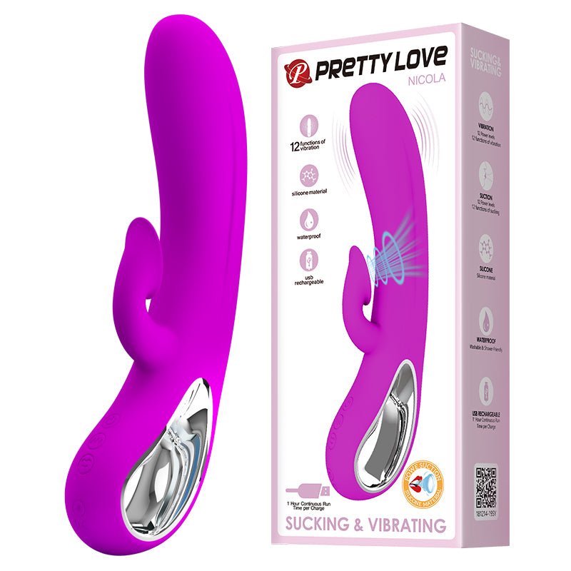 Pretty Love Nicola Sucking and Vibrating - TruLuv Novelties