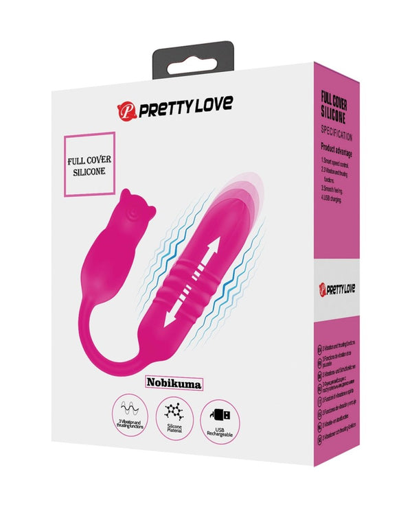 Pretty Love Nobikuma Thrusting Egg - Fuchsia - TruLuv Novelties
