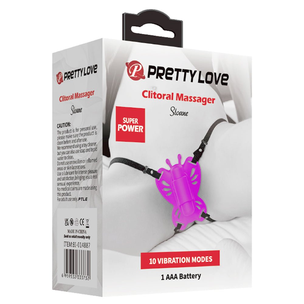 Pretty Love Sloane Battery Powered Clit Stim - Fuchsia - TruLuv Novelties