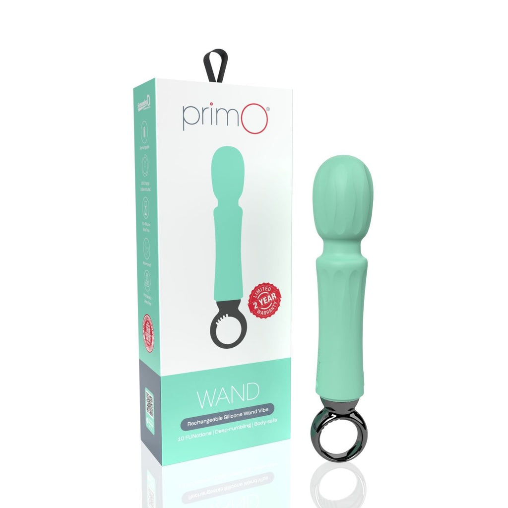Primo Wand Rechargeable Vibe - Kiwi - TruLuv Novelties