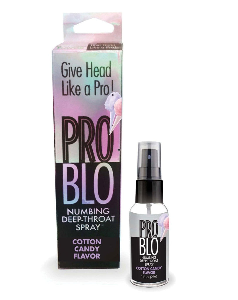 Pro Blo Throat Numbing Spray 1oz - Cotton Candy - TruLuv Novelties