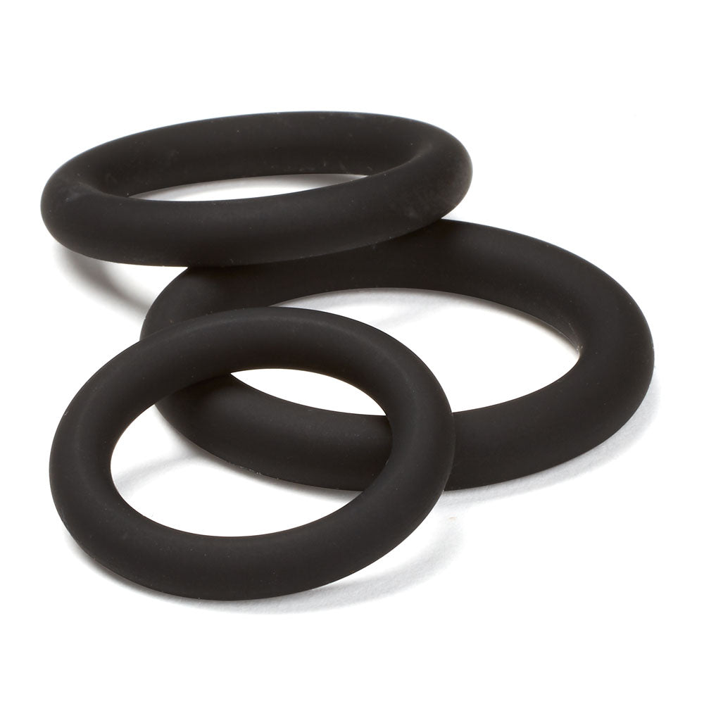 Pro Sensual Silicone Cock Ring 3 Pack - TruLuv Novelties