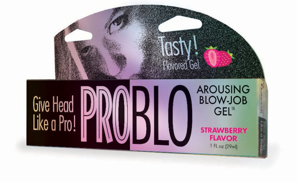Problo Arousing Blow-Job Gel - Strawberry - 1.5 Fl. Oz. - TruLuv Novelties