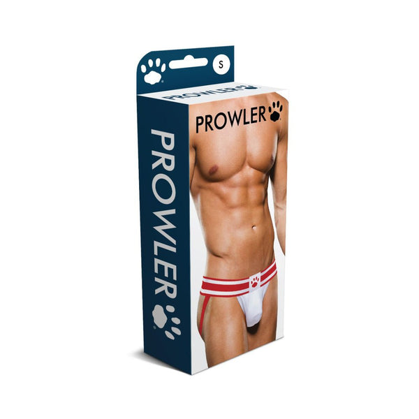 Prowler Jock Strap White/Red S - TruLuv Novelties