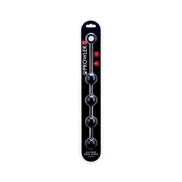 Prowler RED Medium Silicone Anal Beads - TruLuv Novelties