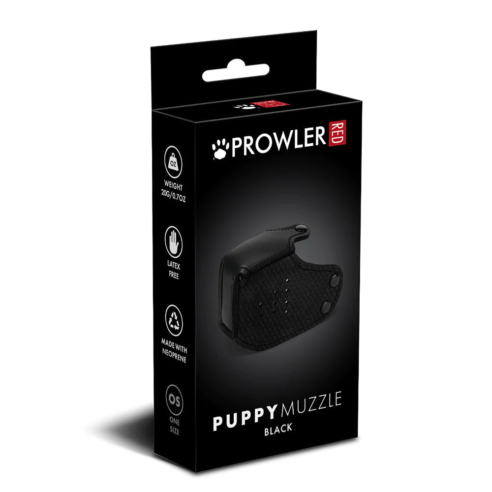 Prowler RED Puppy Muzzle Black - TruLuv Novelties