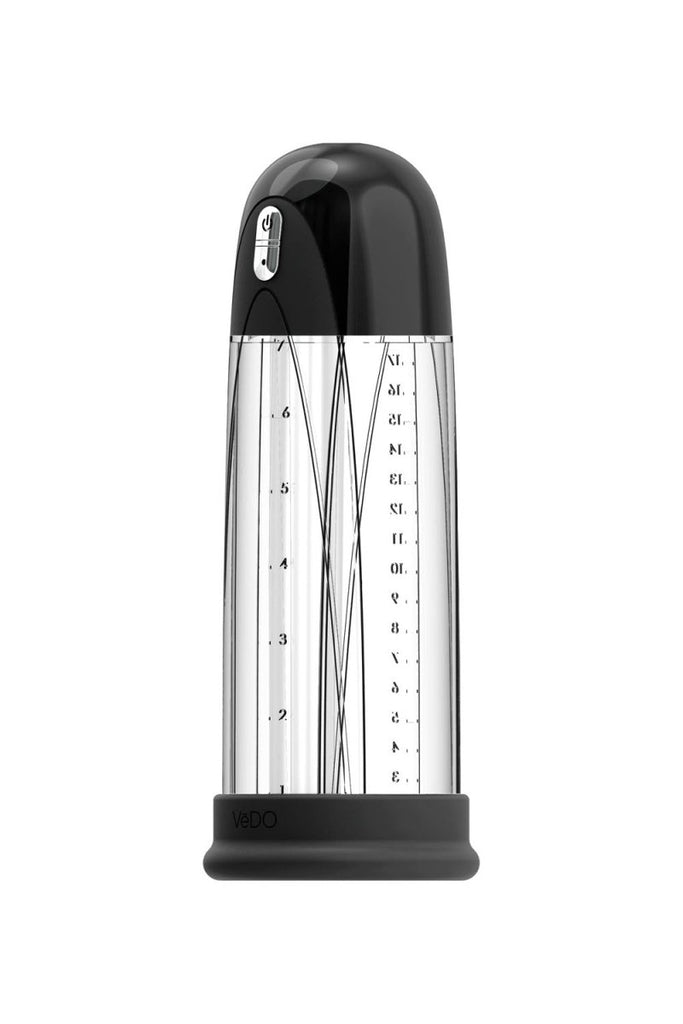 Pump Rechargeable Vacuum Penis - Just Black - TruLuv Novelties