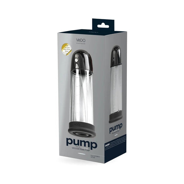 Pump Rechargeable Vacuum Penis Pump Black - TruLuv Novelties
