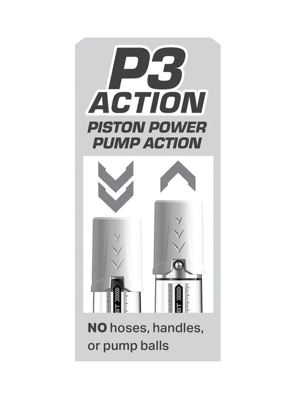Pump Work Max Boost - White/clear - TruLuv Novelties