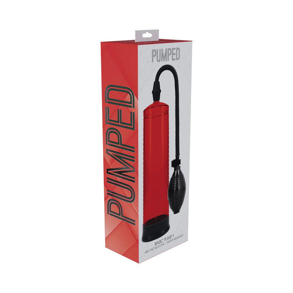 Pumped Basic Pump 1 Water Resistant Red - TruLuv Novelties