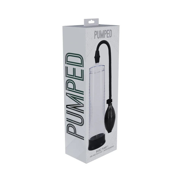 Pumped Basic Pump 1 Water Resistant Transparent - TruLuv Novelties