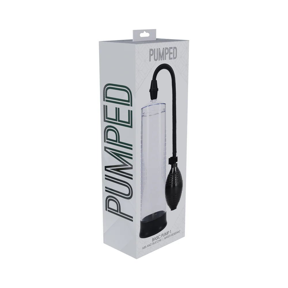 Pumped Basic Pump 1 Water Resistant Transparent - TruLuv Novelties