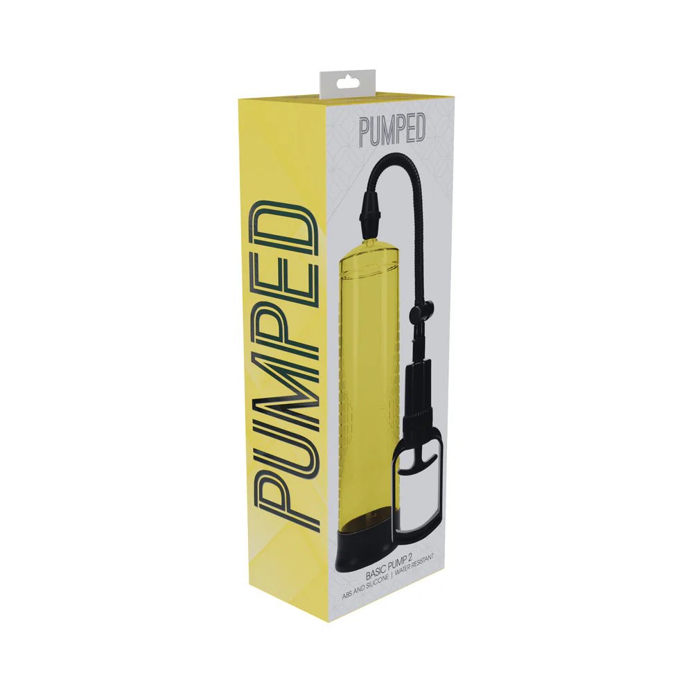Pumped Basic Pump 2 Water Resistant Yellow - TruLuv Novelties