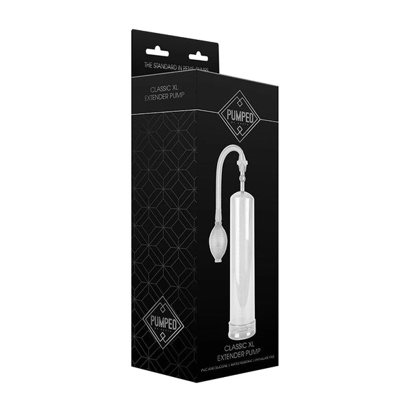 Pumped Classic XL Extender Penis Pump Clear - TruLuv Novelties