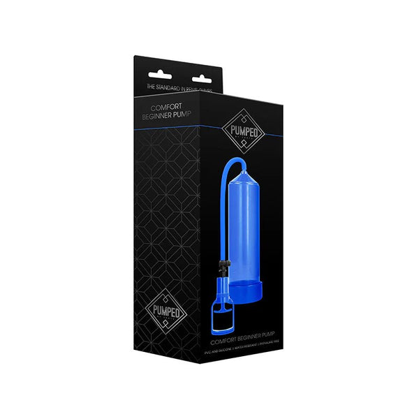 Pumped Comfort Beginner Penis Pump Blue - TruLuv Novelties