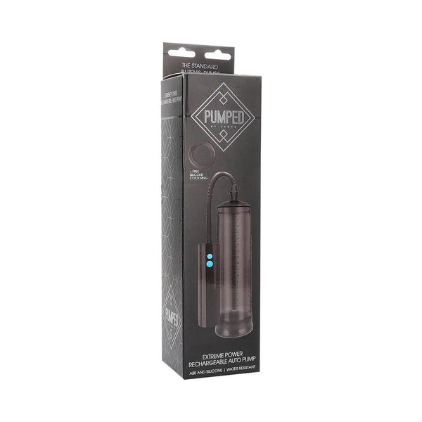 Pumped Extreme Power Rechargeable Automatic Penis Pump Black - TruLuv Novelties