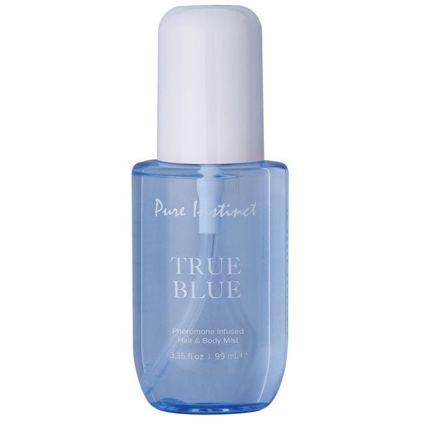 Pure Instinct Pheromone Hair and Body Mist True Blue 3.35oz - TruLuv Novelties