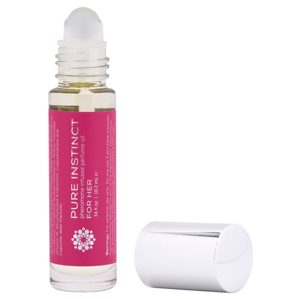 Pure Instinct Pheromone Perfume Oil for Her - Roll on 10.2 ml | 0.34 Fl. Oz - TruLuv Novelties