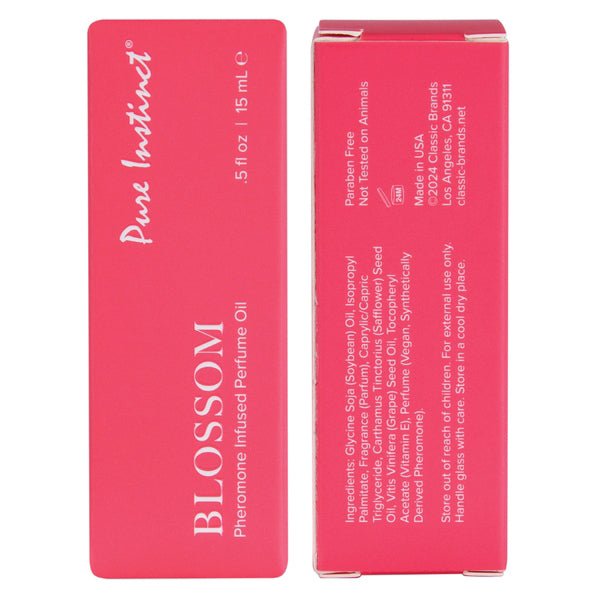 Pure Instinct Pheromone Perfume Oil With Dropper Blossom 15ml | 0.5 Fl Oz - TruLuv Novelties