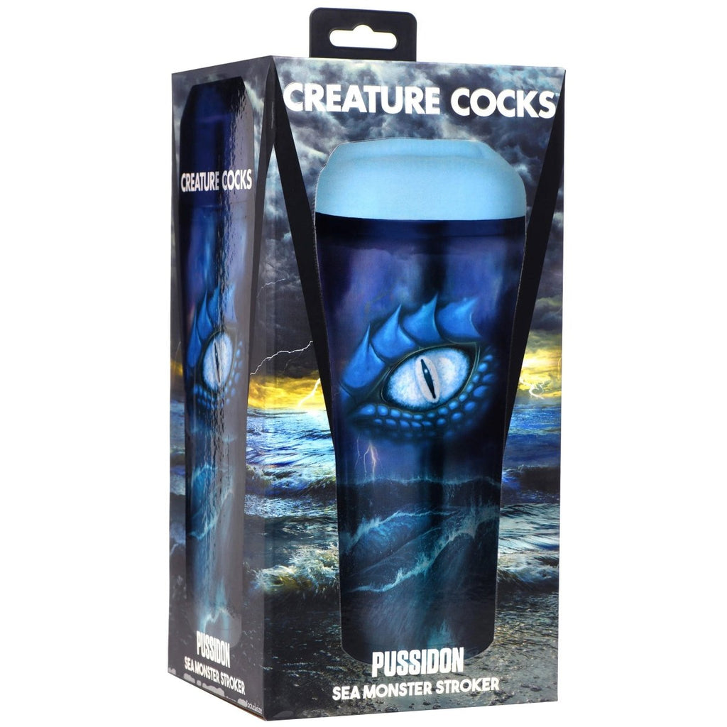 Pussidon Sea Monster Stroker - Blue - TruLuv Novelties