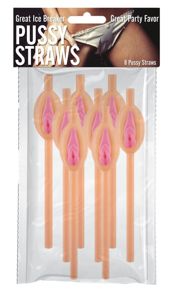 Pussy Straws - 8pcs - TruLuv Novelties