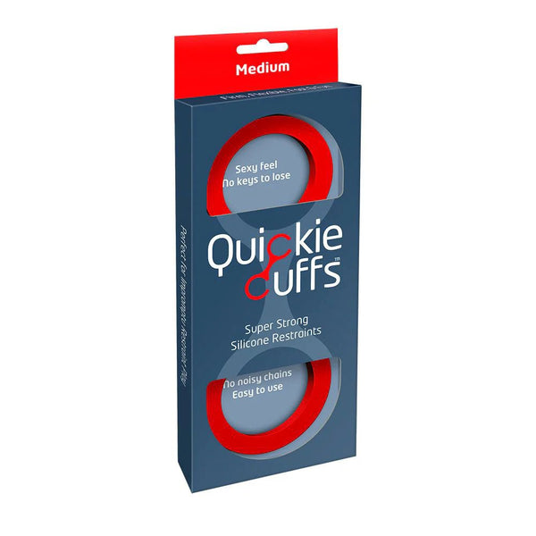 Quickie Cuffs Medium Red - TruLuv Novelties