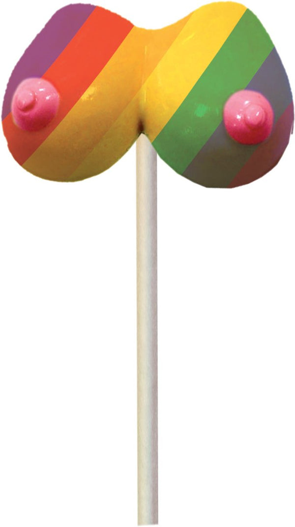 Rainbow Boobie Pops - 1.48 Oz. - TruLuv Novelties