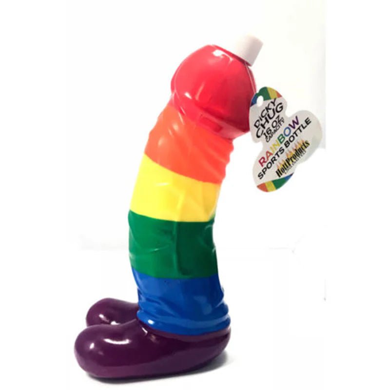 Rainbow Dicky Chug Sports Bottle - TruLuv Novelties