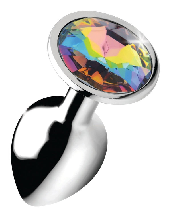 Rainbow Prism Gem Anal Plug - Small - TruLuv Novelties
