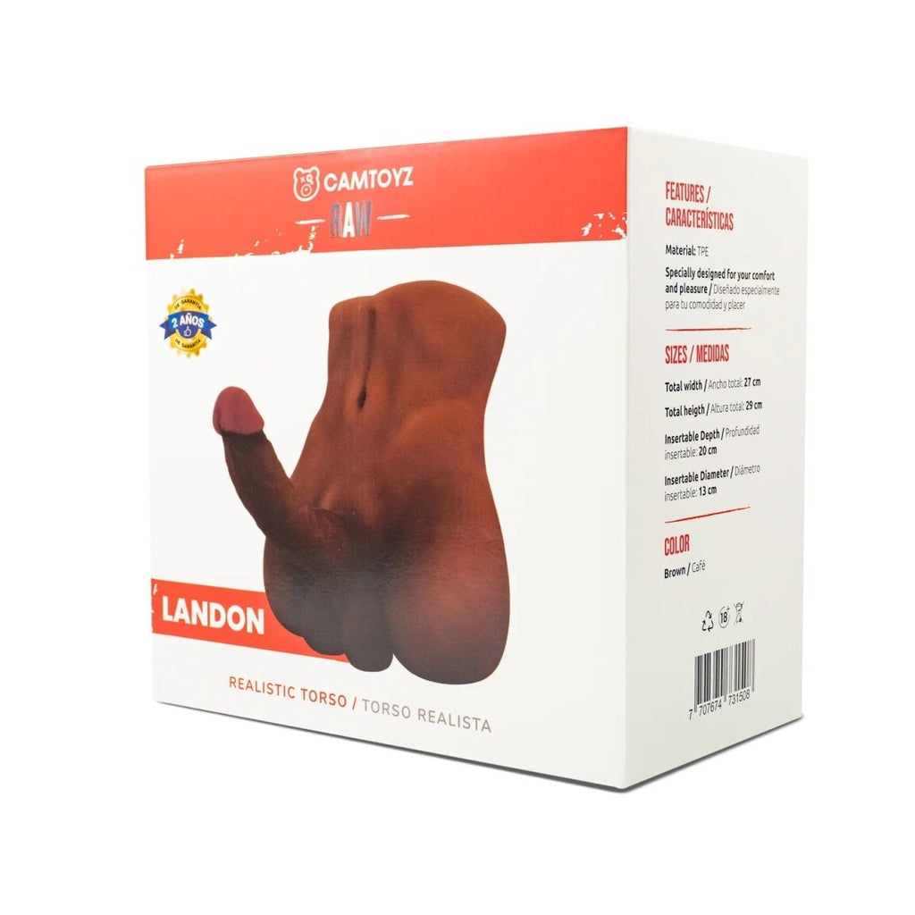 Raw Realistic Torso Landon - TruLuv Novelties