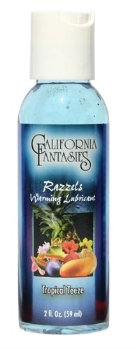 Razzels Warming Lubricant - Tropical Teeze - Oz. Bottle - TruLuv Novelties