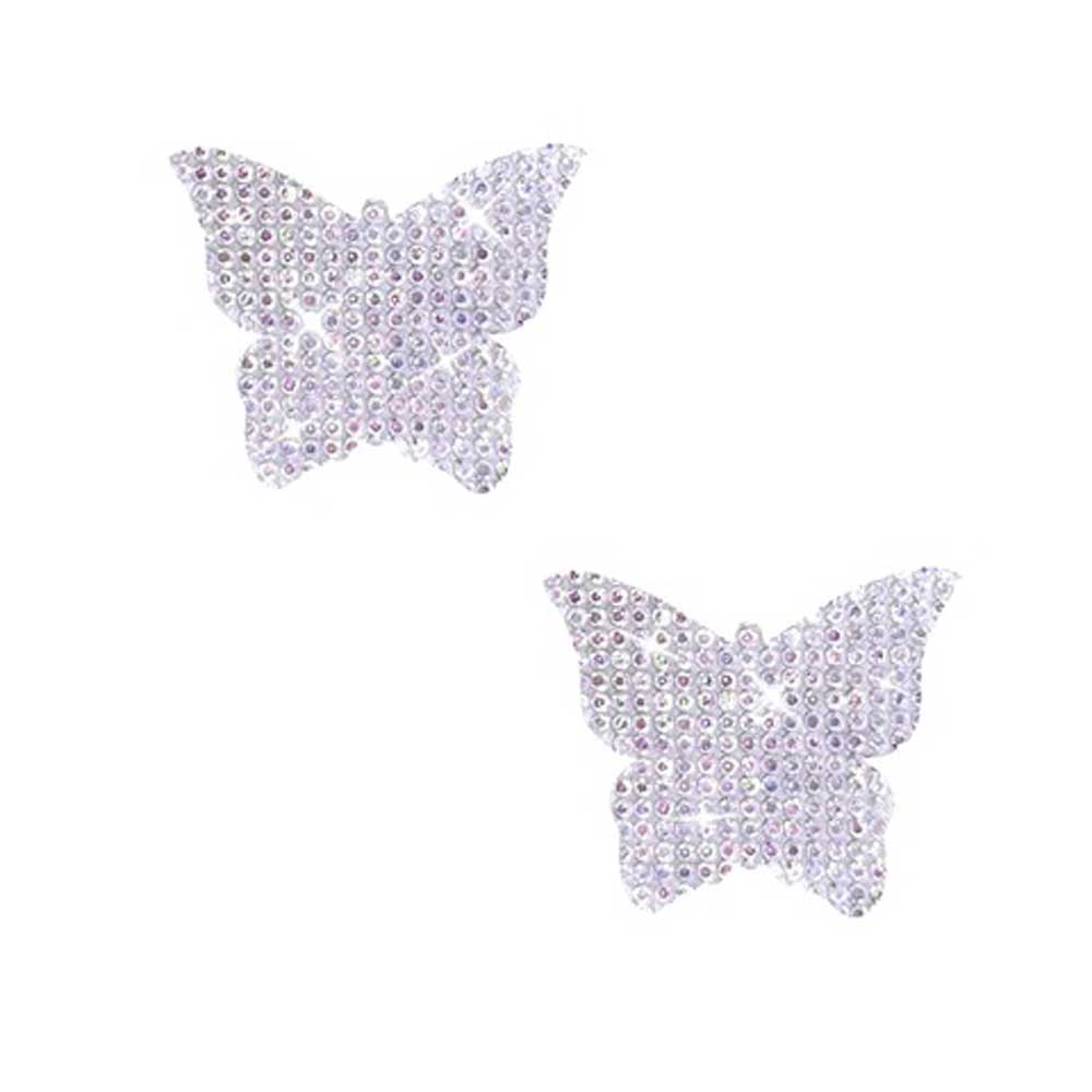 Razzle Dazzle Crystal Butterfly Jewel Sparkle Body Stickers 6 Pk - TruLuv Novelties