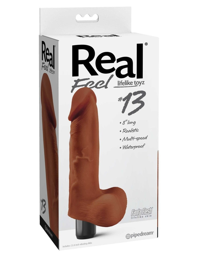 Real Feel Lifelike Toyz No. 13 - Brown - TruLuv Novelties