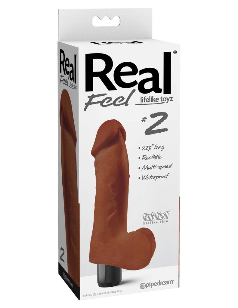 Real Feel Lifelike Toyz No. 2 - Brown - TruLuv Novelties