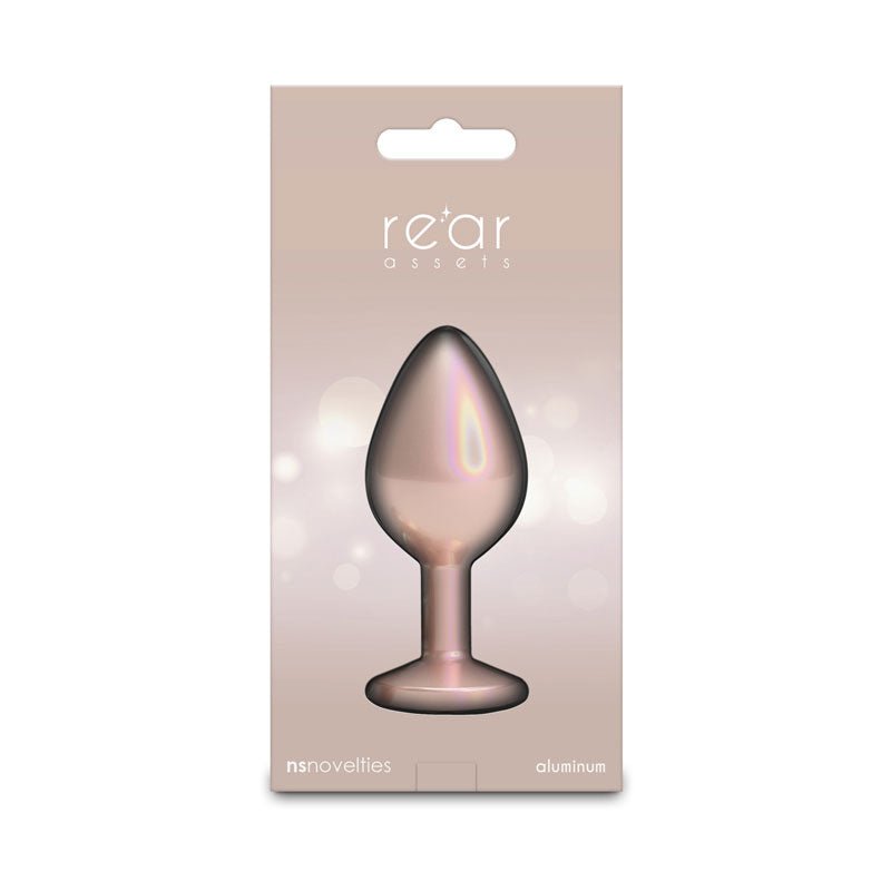 Rear Assets - Iridescent Champagne - Medium - Clear - TruLuv Novelties