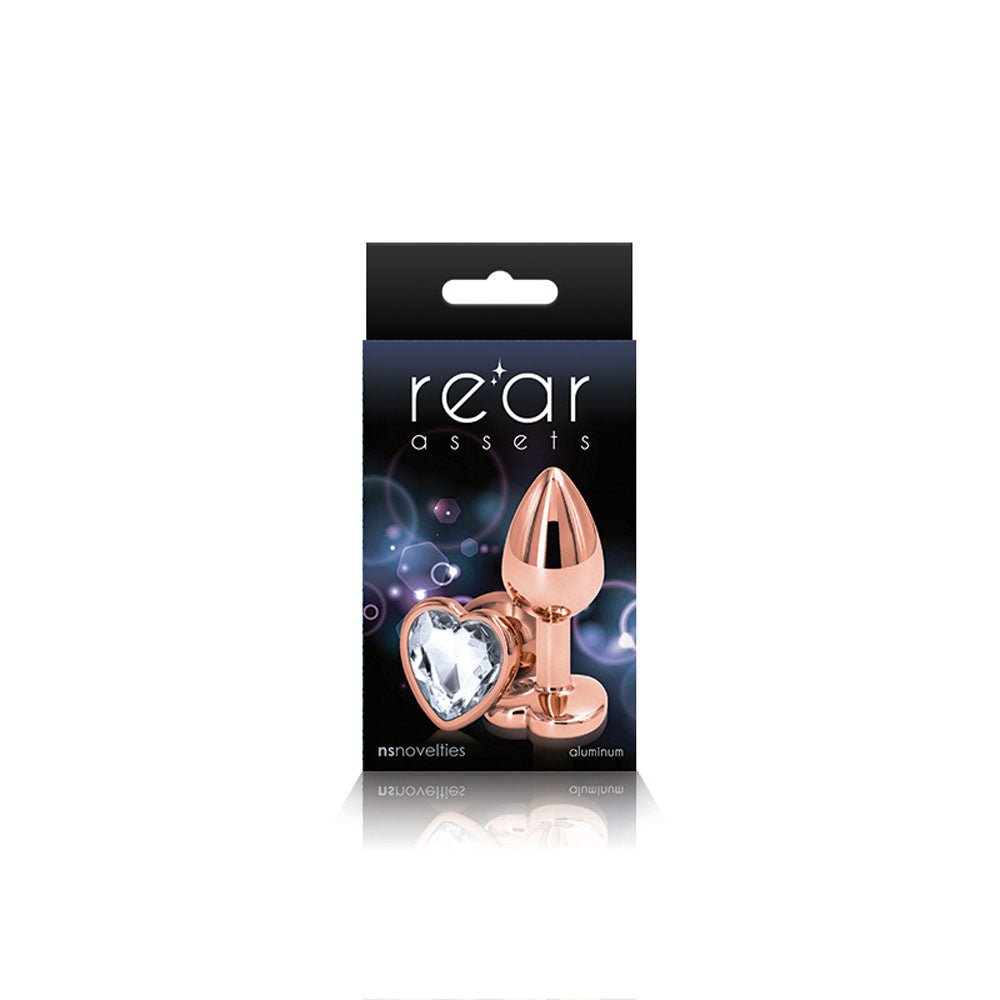 Rear Assets - Rose Gold Heart - TruLuv Novelties