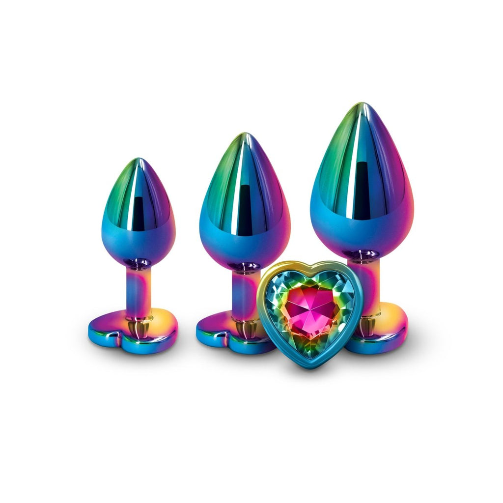 Rear Assets - Trainer Kit - Multicolor - Rainbow Heart - TruLuv Novelties