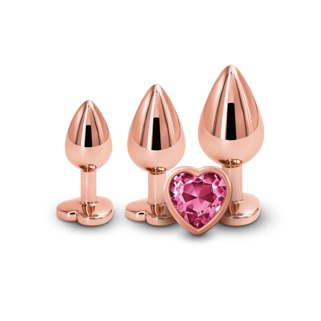 Rear Assets - Trainer Kit - Rose Gold - Pink Heart - TruLuv Novelties