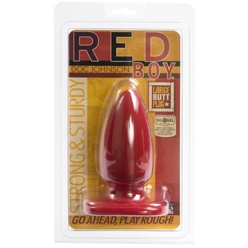 Red Boy Large 5 Inch Butt Plug - TruLuv Novelties
