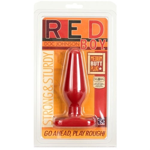 Red Boy Medium Butt Plug - TruLuv Novelties