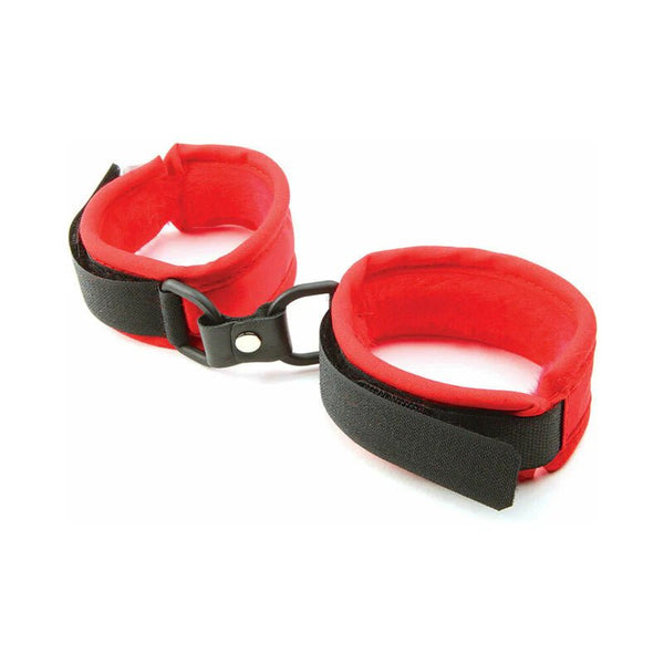 Red Faux Fur Handcuffs - TruLuv Novelties